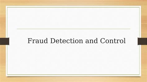 Strategies for Preventing Fraud, Theft, and Embezzlement in .